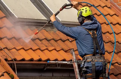 Démoussage et hydrofuge de toiture à Hédouville
